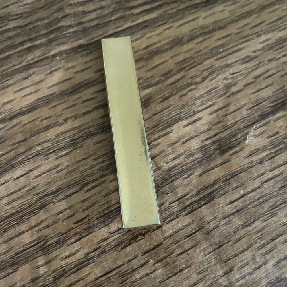 Vintage Tie Clip/Bar or Money Clip by Swank - Gold Rectangular Shape
